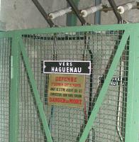 Ligne Maginot - ELEC - RéSEAU ALIMENTATION OUVRAGES DU SFH - (Infrastructures électriques) - HAGUENAU 1- Poste de Coupure
Sectionneur d'artère, la tête de cable en provenance du poste de Haguenau
