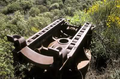 Ligne Maginot - PORTICCIO (BATTERIE DE CôTE) - (Position d'artillerie préparée) - Affût Mle 1890-03 de la batterie de Porticcio - Inconnu