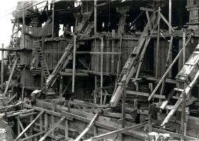 Ligne Maginot - ROQUEBRUNE - CORNILLAT - (Ouvrage d'artillerie) - Construction du bloc 3
Coffrage terminé
