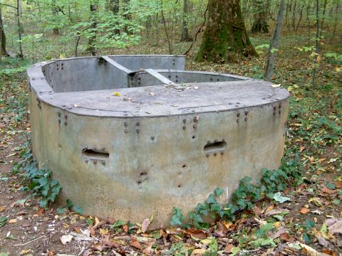 Ligne Maginot - Observatoire du Grand Loh Ouest - Construit à partir d'une guérite escargot allemande récupérée.  - AALMA - www.lignemaginot.com
