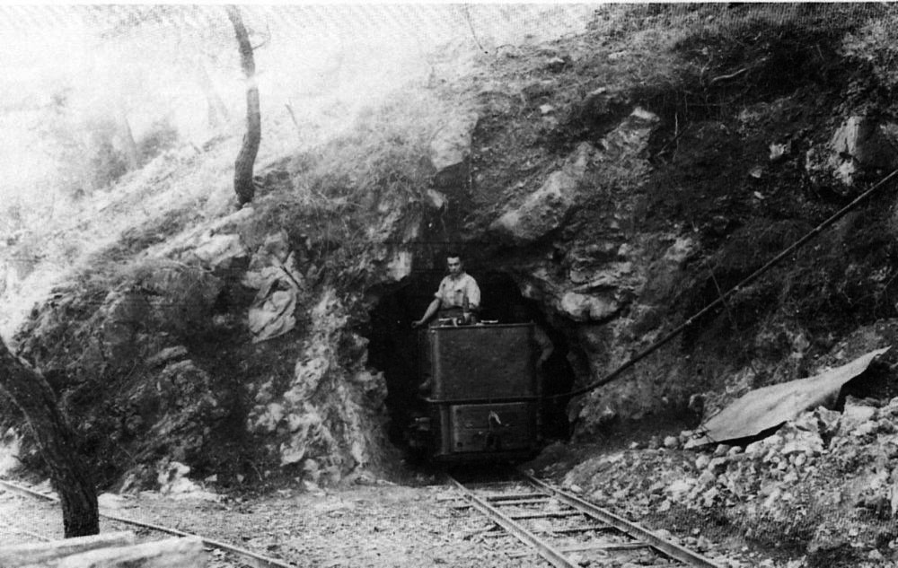 Ligne Maginot - CAP MARTIN - (Ouvrage d'artillerie) - Construction de l'ouvrage
Excavation des galeries - Inconnu