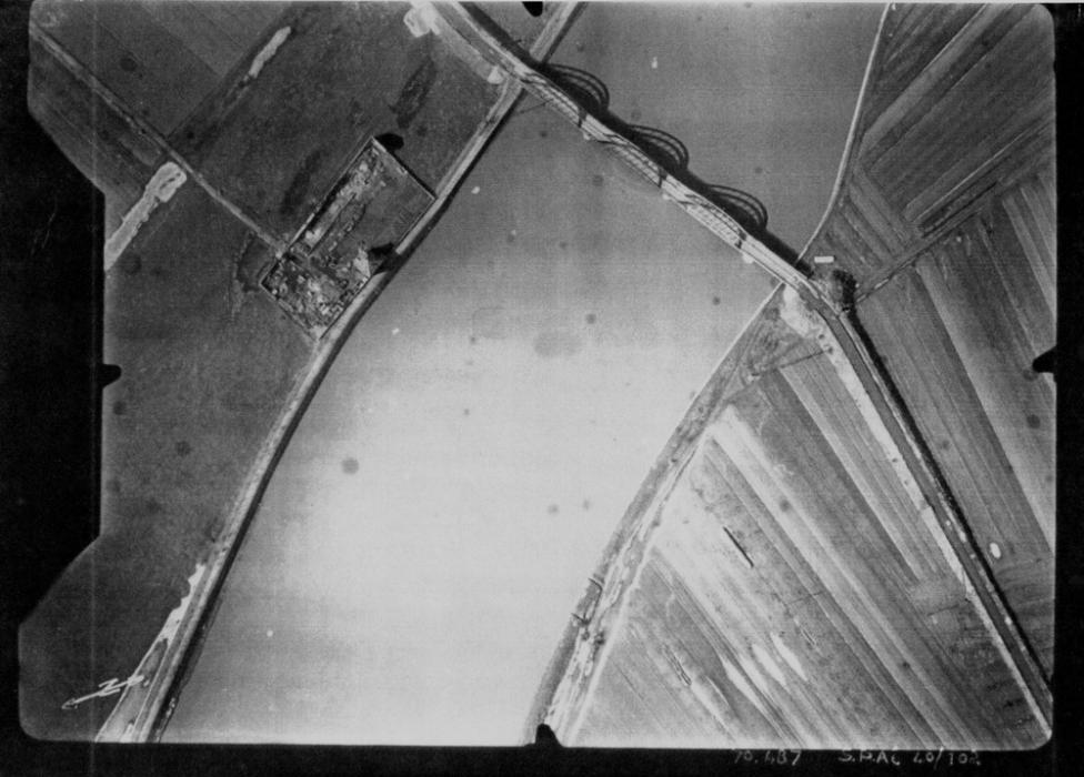 Ligne Maginot - Pont de Lampen Nord - PONT DE LAMPEN NORD
Vue aérienne années 50 - Inconnu