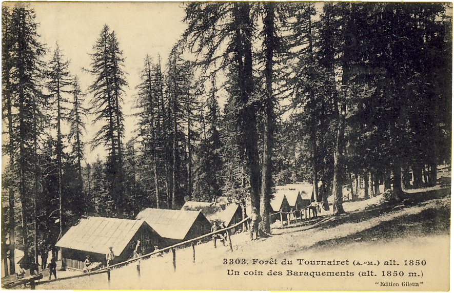 Ligne Maginot - GRANGES DE LA BRASQUE - CAMP DU TOURNAIRET - (Casernement) - Carte postale - Giletta, Nice