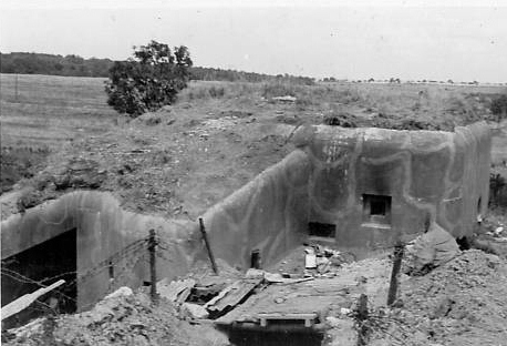 Ligne Maginot - M6B - GRUNDVILLER 1 - (Blockhaus pour arme infanterie) - Photo de l'avant poste dans les années 40 - inconnu