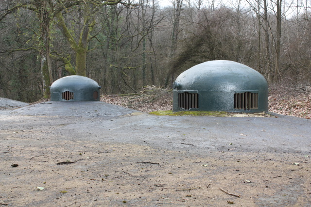Ligne Maginot - LE CHESNOIS - CHENOIS - (Ouvrage d'artillerie) - Entrée mixte.
Cloches GFM modifiées pour l'évacuation des gaz d'échappement de l'usine électrique. Elles sont situées sur le bloc 7 - Entrée mixte. - www.arnaultjl-photo.com