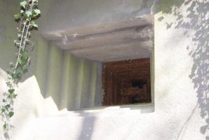 Ligne Maginot - HOCHWALD - (Ouvrage d'artillerie) - Bloc 16
Créneau de jumelage de mitrailleuses