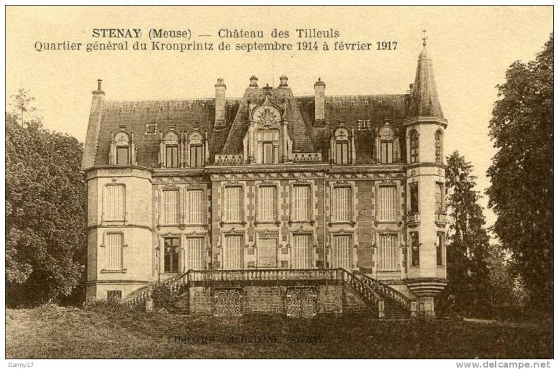 Ligne Maginot - Photo historique - Vue du Chateau des Tilleuls à Stenay entre les deux guerres - Inconnu