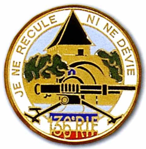 Ligne Maginot - Insigne du 136° RIF -  - DRAGO - Paris