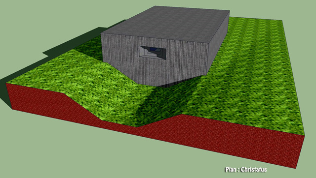 Ligne Maginot - SINGLING 6 (Blockhaus pour arme infanterie) - Vue générale  - Christian LENHARD