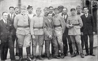 Ligne Maginot - PA DE CASTELLAR 5 - (Abri) - La troupe
Photo de M LAURENTI ayant participé à la construction des blocs puis aux combats de 1940