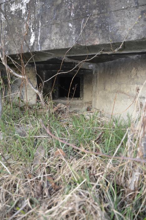 Ligne Maginot - 50 - BUSSIERE OUEST 1 - (Blockhaus pour arme infanterie) - L\'un des créneaux extérieurs, sans cuirassement - LAMBERT Pascal