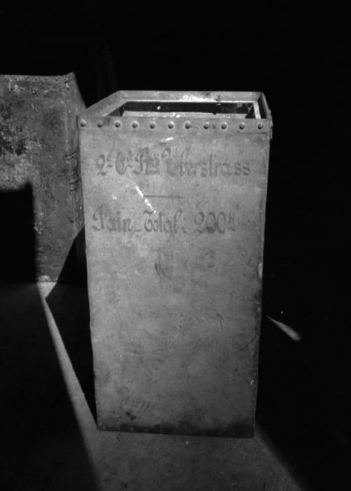 Ligne Maginot - PONT-NUAZ (STATION BASSE) - (Téléphérique ( Recette)) - Un container pour vivres (Pain) - LOVINY Alain