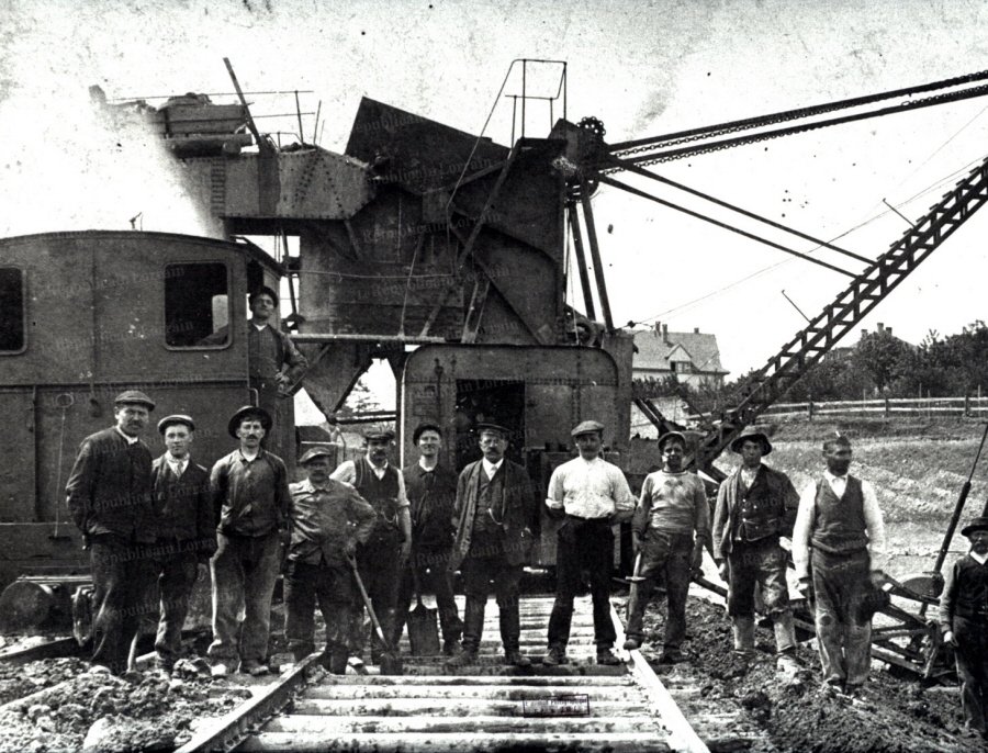 Ligne Maginot - SAINT HUBERT - DéPôT ARRIèRE - (Dépôt de Munitions) - Travaux de construction en 1935 - Inconnu  
