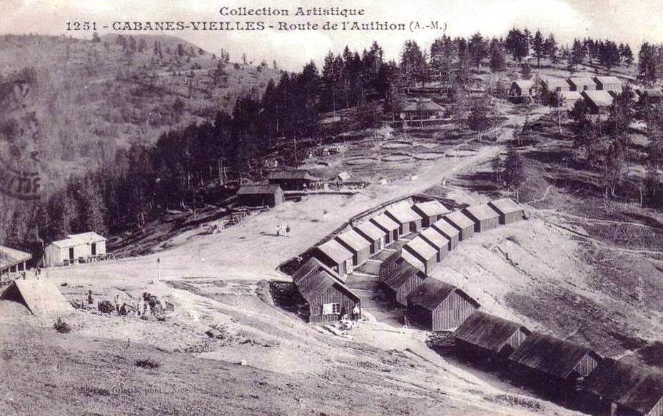 Ligne Maginot - CABANES VIEILLES - (Casernement) - Carte postale - Giletta Nice