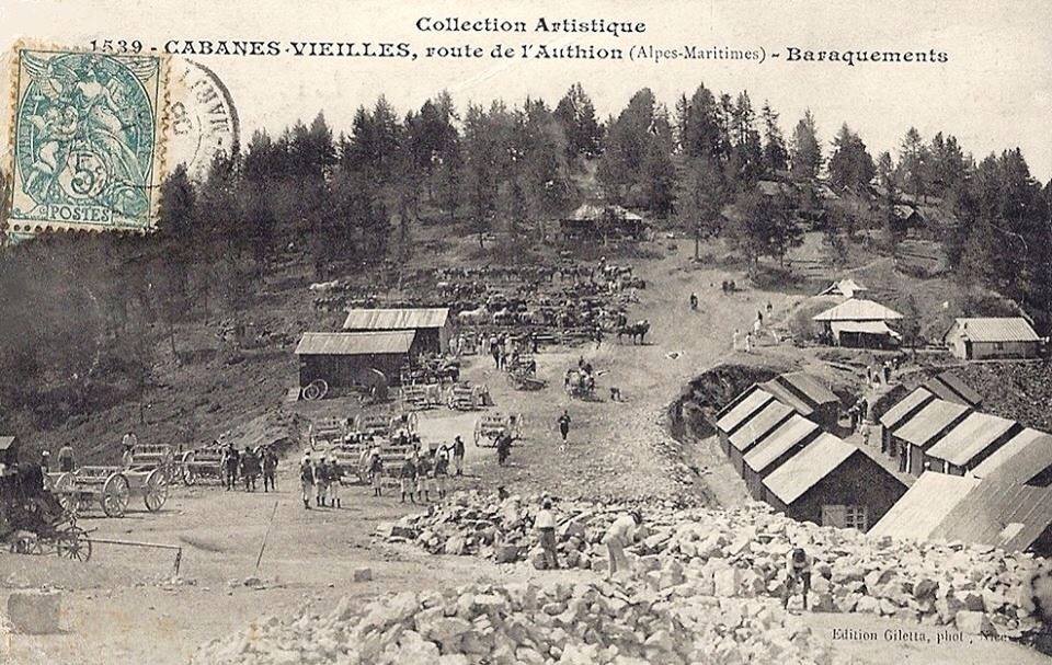 Ligne Maginot - CABANES VIEILLES - (Casernement) - Carte postale - Giletta Nice