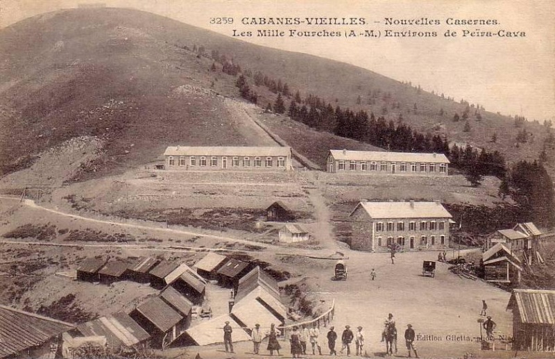 Ligne Maginot - CABANES VIEILLES - (Casernement) - Le camp en construction - GILETTA