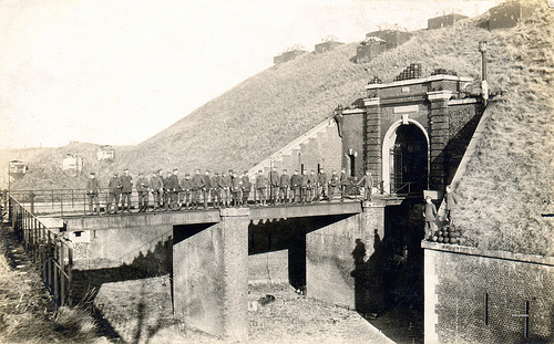 Ligne Maginot - FORT DE SAINGHIN - (Dépôt de Munitions) - Photo vraisemblablement prise lors de la première guerre mondiale - Inconnu