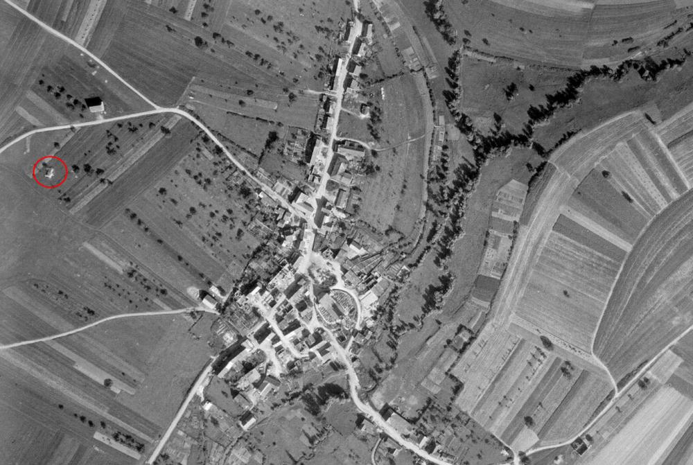 Ligne Maginot - BETTVILLER 2 (AVANT POSTE) - (Blockhaus pour canon) - Vue aérienne 1946 - IGN - 1946