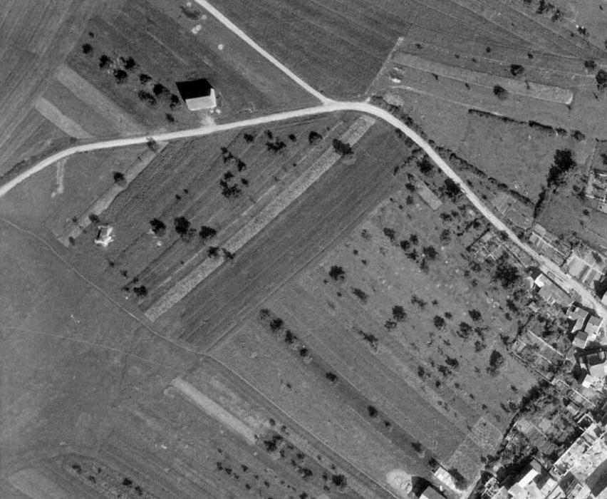 Ligne Maginot - BETTVILLER 2 (AVANT POSTE) - (Blockhaus pour canon) - Photo aérienne 1946 - IGN - 1946