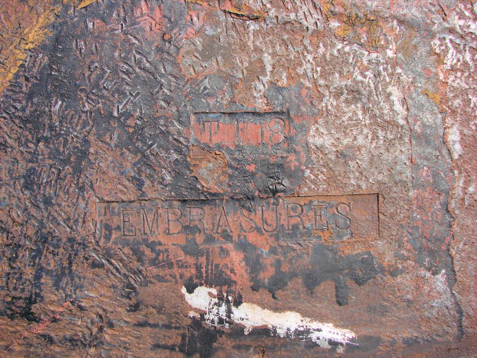 Ligne Maginot - METRICH - A17 - (Ouvrage d'artillerie) - Bloc 11
Marquage sur la tourelle. - Schnoupf