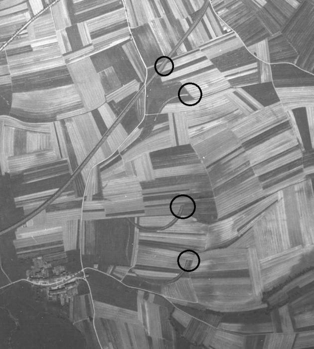 Ligne Maginot - VOLMERANGE (1/372°RALVF) - (Position ALVF) -  - IGN - Géoportail 1948