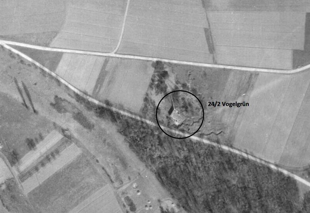 Ligne Maginot - 24/2 - VOGELGRUN - (Casemate d'infanterie - Double) -  - IGN - Géoportail 1953