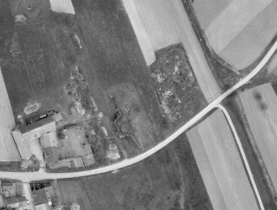 Ligne Maginot - 45/3 - ALGOLSHEIM SUD - (Casemate d'infanterie - double) -  - IGN - Géoportail 1960