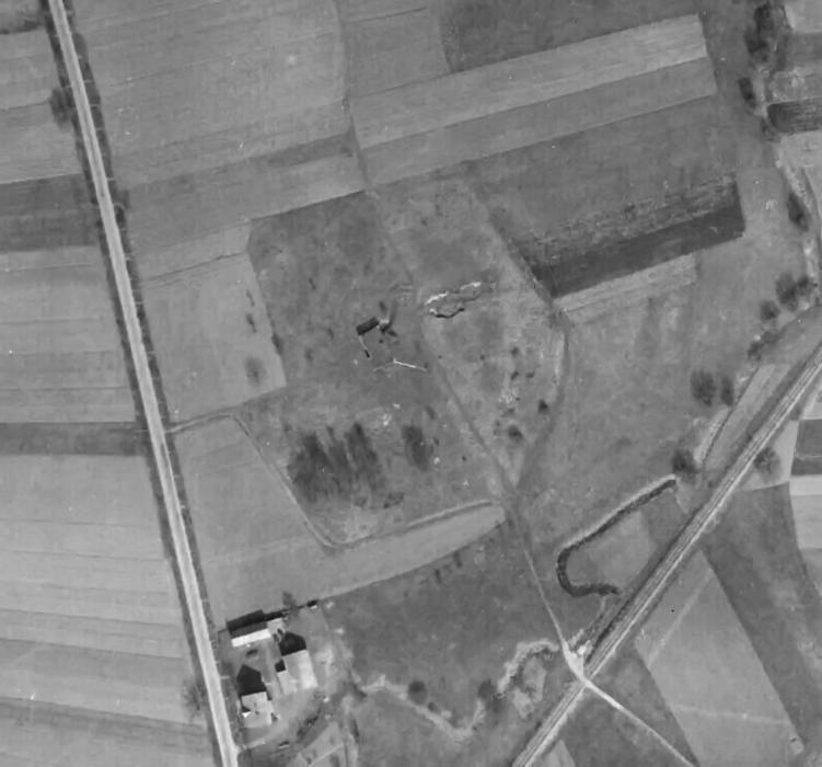 Ligne Maginot - 44/3 - ALGOLSHEIM NORD - (Casemate d'infanterie - Double) -  - IGN - Géoportail 1960