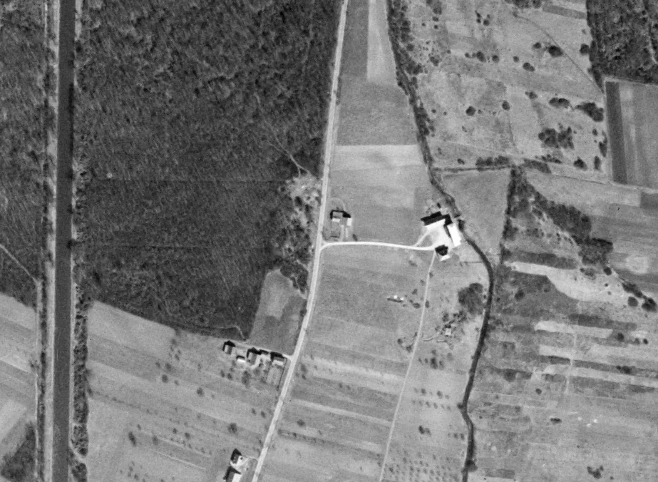 Ligne Maginot - 36/3 - ARTZENHEIM NORD - (Casemate d'infanterie - Simple) -  - IGN - Géoportail 1956