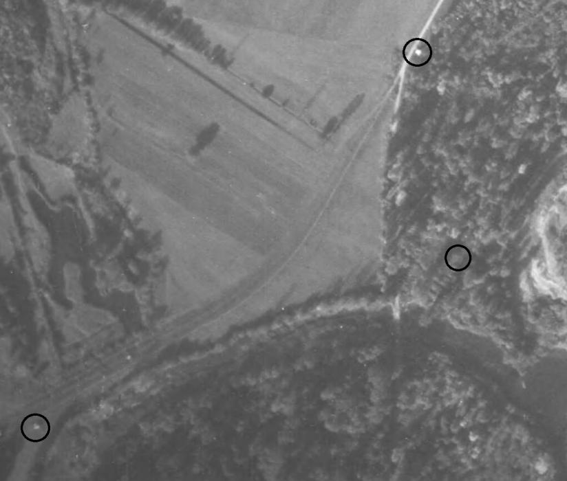 Ligne Maginot - ROHRKOPF EST - (Blockhaus pour arme infanterie) - Le blockhaus est situé au centre droit, à côté du bras mort du Rhin - IGN - Géoportail