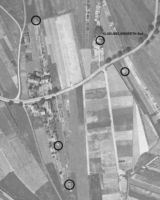 Ligne Maginot - 29 - KLAEUBELSWOERTH SUD - (Blockhaus pour arme infanterie) -  - IGN - Géoportail 1951