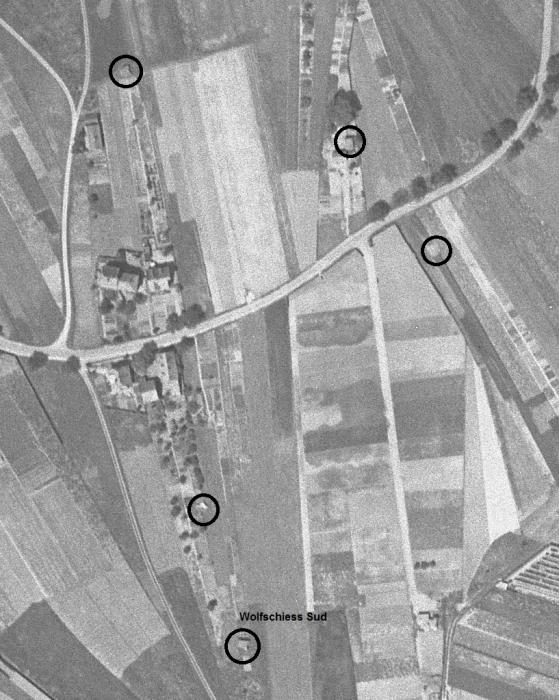 Ligne Maginot - 32 - WOLFSCHIESS SUD - (Blockhaus pour arme infanterie) -  - IGN - Géoportail 1951
