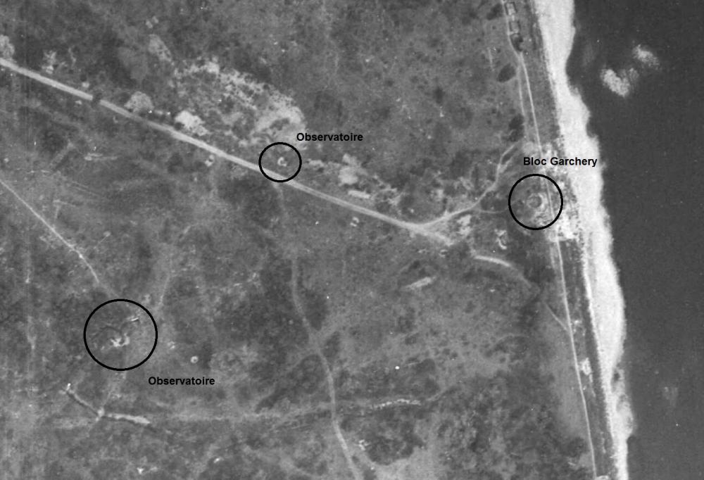 Ligne Maginot - ENTENGRUND Nord - (Observatoire d'infanterie) -  - IGN - Géoportail 1947