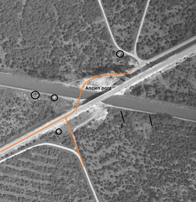 Ligne Maginot - PA DE PONT DU BOUC -  - IGN - Géoportail 1955