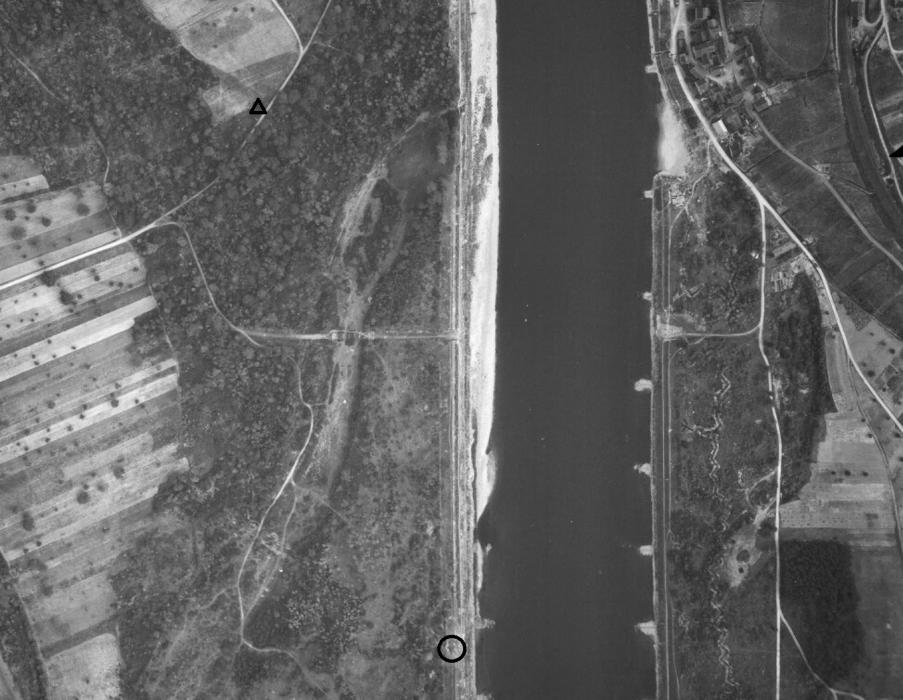 Ligne Maginot - ERLENGRIEN - (Blockhaus pour arme infanterie) -  - IGN - Géoportail 1947
