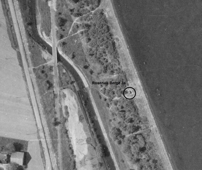 Ligne Maginot - ROSENAU BERGE 3A - (Blockhaus pour arme infanterie) -  - IGN - Géoportail 1947