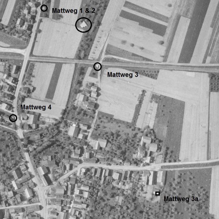 Ligne Maginot - MATTWEG 3a - (Blockhaus pour arme infanterie) -  - IGN - Géoportail 1947