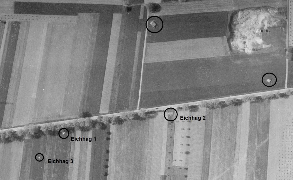 Ligne Maginot - Blockhaus EICHHAG -  - IGN - Géoportail 1958