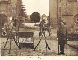 Ligne Maginot - FESSENHEIM - (Camp de sureté) - Livret de photos du casernement de sureté de Fesseheim et du détachement du 42° RIF qui l'occupaiten février 39
Le Drapeau du Régiment
