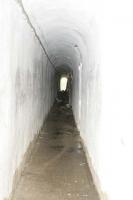 Ligne Maginot - VALLEE ETROITE - (Ouvrage d'infanterie) - Le bloc d'entrée
La  galerie d'accès vue depuis la porte blindée