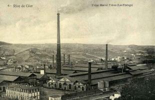 Ligne Maginot - Etablissements  Marrel frères - Carte postale
Usine des Etaings