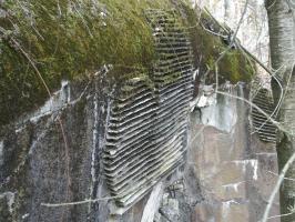 Ligne Maginot - HOCHWALD C6 ( Casemate d'infanterie ) - Détail du camouflage de la chambre de tir haute