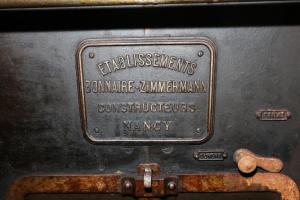 Ligne Maginot - HEIDENBUCKEL - (Abri) - Plaque constructeur de la cuisinière