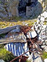 Ligne Maginot - COL DE BUFFERE - (Ouvrage d'infanterie) - Le 'chantier'.
Au fond l'entrée de la sortie de secours?
