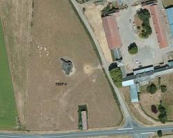 Ligne Maginot - CEZF-5 - FONTAINE AU TERTRE - (Blockhaus lourd type STG / STG-FCR - Simple) - Vu de satellite