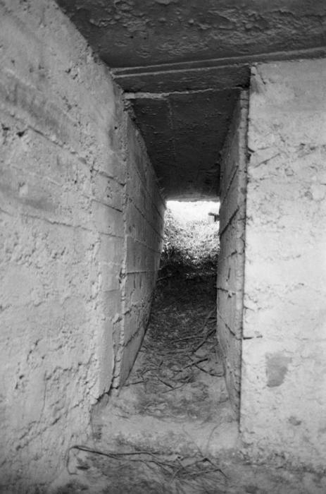 Ligne Maginot - SAINT ROCH (SHR) - (Ouvrage d'artillerie) - La position (allemande ?) sur les dessus de l'ouvrage, flanquant le tunnel du tramway qui reliait Menton à Sospel. - LOVINY Alain