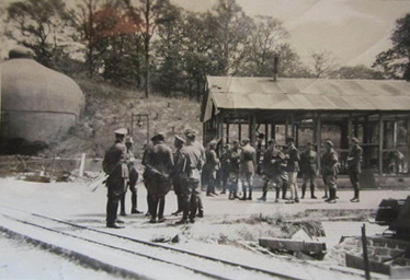 Ligne Maginot - KOBENBUSCH  - A13 - (Ouvrage d'artillerie) - Photo prise lors de la reddition de l'ouvrage - Inconnu