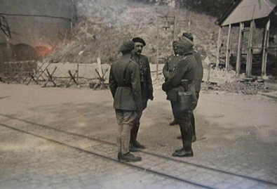 Ligne Maginot - KOBENBUSCH  - A13 - (Ouvrage d'artillerie) - Photo prise lors de la reddition de l'ouvrage - Inconnu