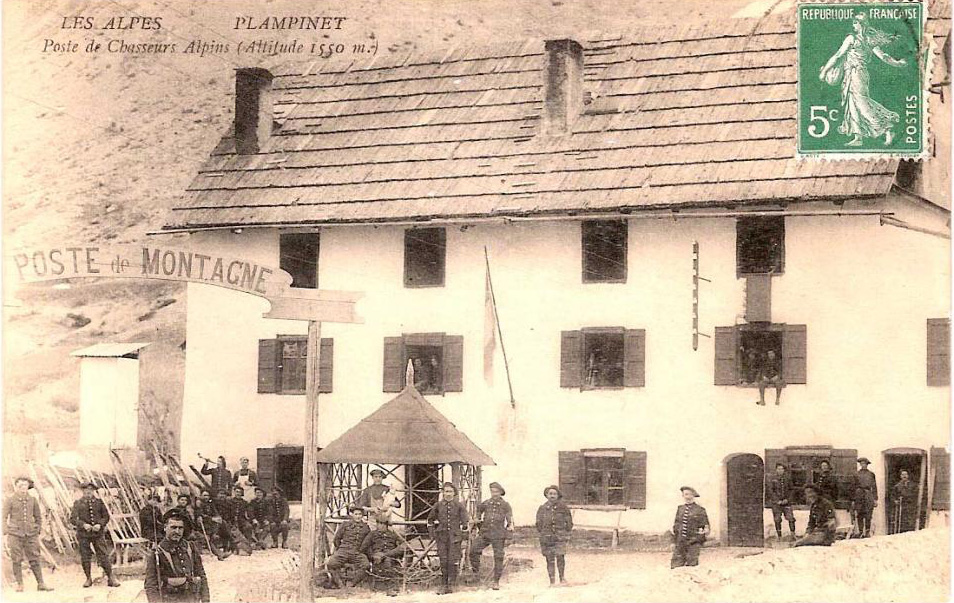 Ligne Maginot - PLAMPINET - CLEYDA - (PC de Sous-Quartier) - Le poste de montagne de Plampinet, photo à priori datée de 1940 - Inconnu