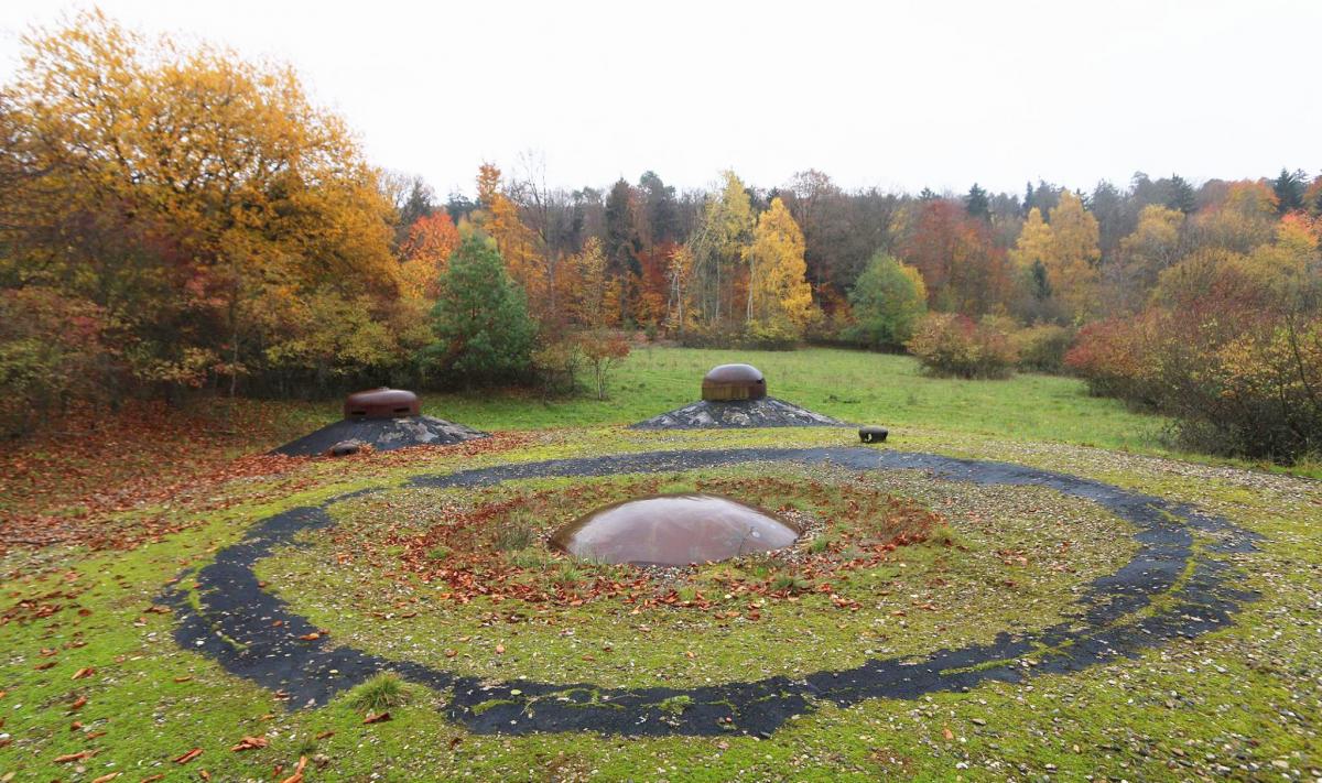 Ligne Maginot - HOCHWALD - (Ouvrage d'artillerie) - Bloc 14
Tourelle de 135 mm - GRASSER Michel